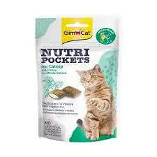 GIMCAT 60g NUTRI POCKETS CATNIP GIMBORN