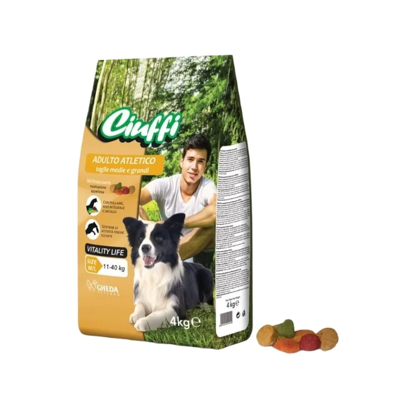 HRANA ZA PSE CIUFFI ADULTO 4 KG PERAD