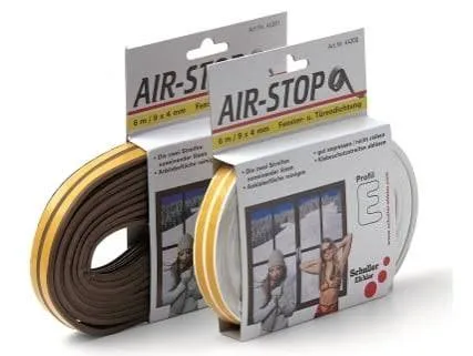 AIR-STOP za dihtovanje stolarije E9X4mm - Braon